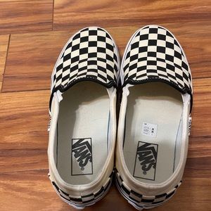 Vans Asher checkered slip on